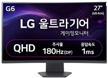 LG전자 180Hz QHD 울트라기어 게이밍 모니터, 27GS60QC