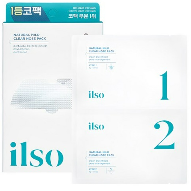 일소 네추럴 마일드 클리어 노우즈 팩, 5개입, 1개