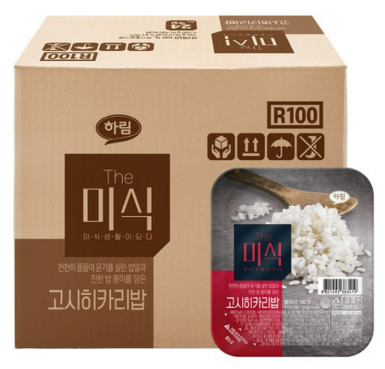 더미식 고시히카리밥 180g 24개 즉석밥 최저가 보러가기