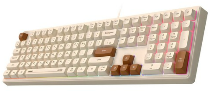 앱코 MK108 키보드 추천｜저소음 풀배열 108키 멤브레인 유선 게이밍
