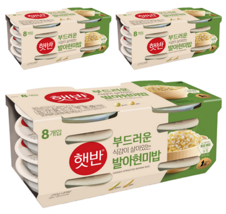 즉석밥 210g 24개입 현미밥 중간공기 넉넉한 수량 할인정보 바로가기