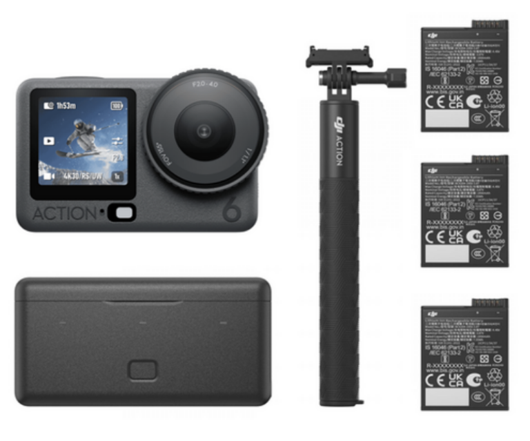 DJI Osmo Action 6 어드벤처 콤보 추천｜모델명 AC006 KC인증 액션캠