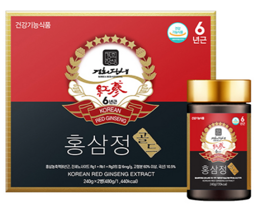 경희장생 홍삼정 골드 240g 2병 6년근 국산 홍삼농축액 추석 선물세트 최저가 보러가기