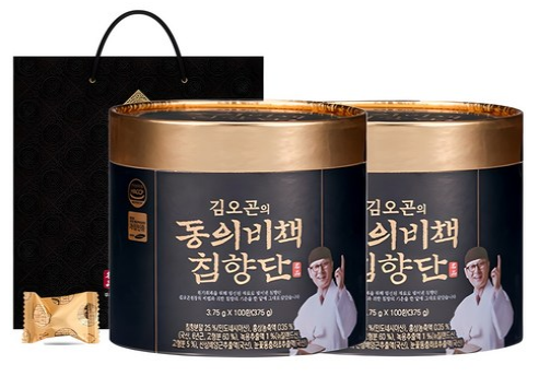 김오곤 동의비책 침향단 100정 2개 선물용 쇼핑백 포함 최저가 보러가기